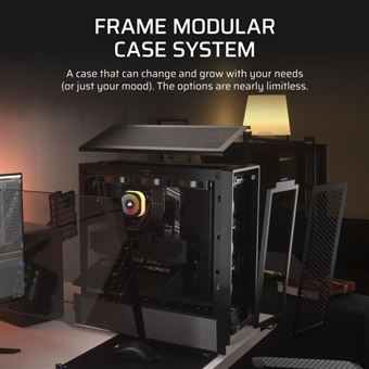 Boîtier PC - FRAME 4000D RS - Moyen-tour - Noir - CC-9011312-WW