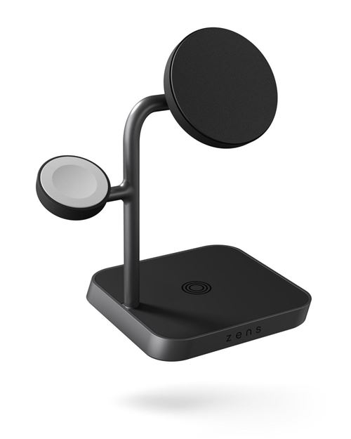 Zens Pro 3 - Support de chargement sans fil + adaptateur secteur - 15 Watt - Fast Charge - noir