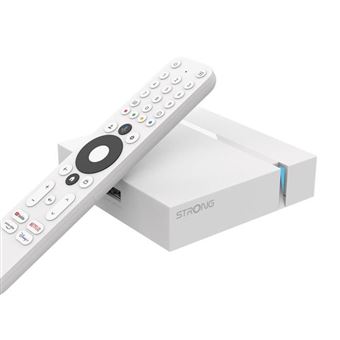 STRONG - streaming box android tv 4K uhd - leap-S3+V2 - chromecast - assistant vocal google - dolby atmos & dolby vision - netflix