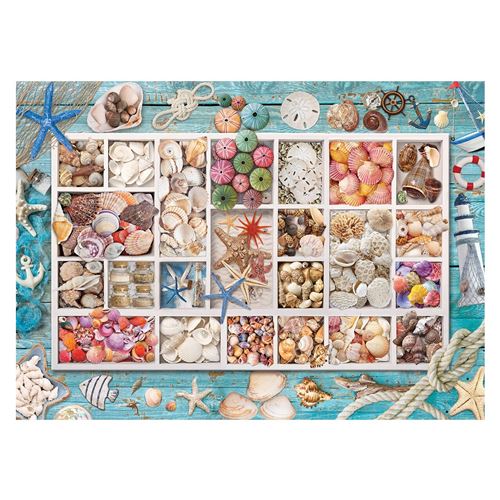 Puzzle Eurographics - Collection de coquillages de Laura, 1000 pièces
