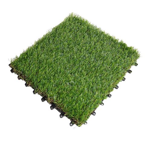 Dalle de jardin d'aménagement extérieur - Vert gazon - Dimensions : 30 x 30 x 2 cm