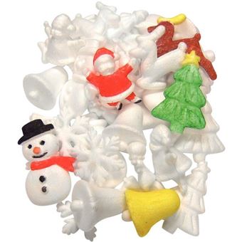 35 Formes En Polystyrène Pour Décorations De Noël - Idéal Pour Bricolage Et Activités Manuelles Enfants