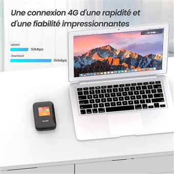 Tenda 4G185 - V2.0 - point d'accès mobile - 4G LTE - 150 Mbits/s - 802.11b/g/n