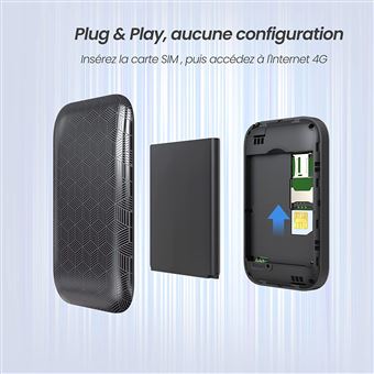 Tenda 4G185 - V2.0 - point d'accès mobile - 4G LTE - 150 Mbits/s - 802.11b/g/n
