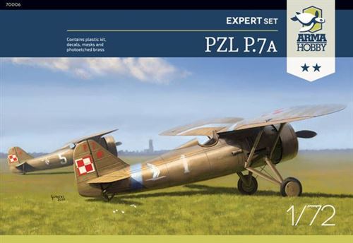 Pzl P.7a Expert Set - 1:72e - Arma Hobby