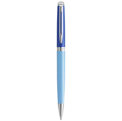 Coffret cadeau Waterman Hémisphère Stylo à bille finition palladium et Recharge noire pointe moyenne Bleu laqué État correct - Waterman reconditionné disponible sur Fnac