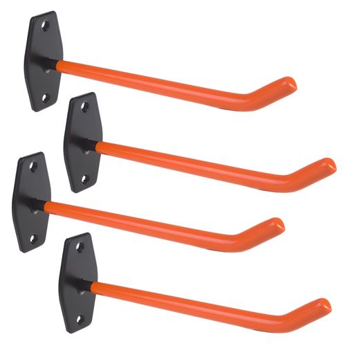Maclean Jeu De 4 Supports Muraux, Pour Pneus, Roues, Échelle, Vélo, Acier, Charge Max. 60Kg/1 Support, Mc-437 - Image 3
