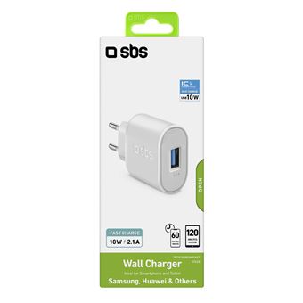 Chargeur secteur de 2100 mAh USB- SBS