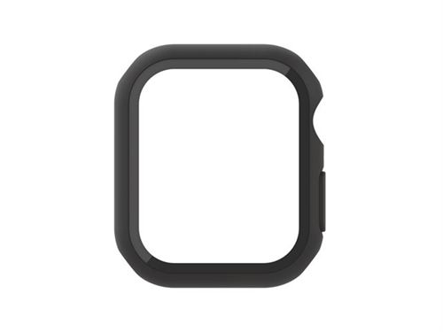 Belkin SCREENFORCE TemperedCurve - Pare-chocs pour montre intelligente - protecteur d'écran - polycarbonate, verre trempé (9H) - noir - pour Apple Watch (44 mm, 45 mm)
