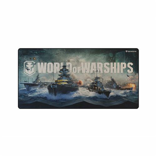 GENESIS Tapis de souris de jeu  Carbon 500 Maxi WOWS Armada 900x450mm