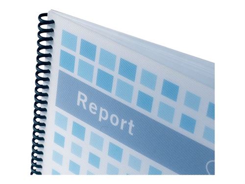 GBC PolyTechno - A4 (210 x 297 mm) - 700 micron - blanc - 50 unités couverture à reliure polypropylène