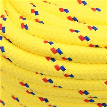 Corde de bateau Jaune 18 mm 100 m Polypropylène