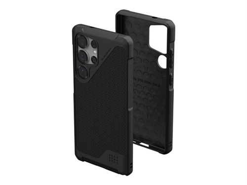 UAG Metropolis LT Series - Coque de protection pour téléphone portable - compatibilité avec MagSafe - DuPont Kevlar, 50 % de matériaux recyclés, polyuréthanne thermoplastique (TPU) - noir kevlar - pour Samsung Galaxy S25 Ultra