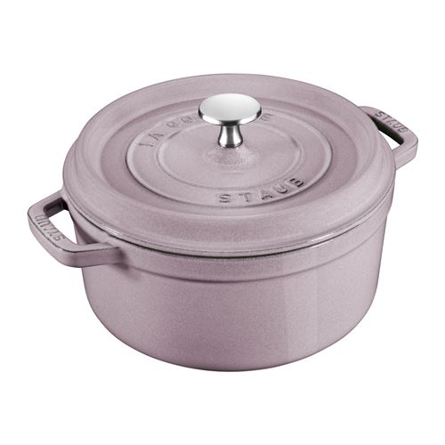 Cocotte 20 cm STAUB, Rond(e), fleur de cerisier, Fonte