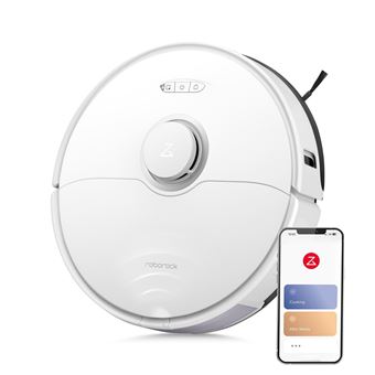 Roborock S8 Robot Aspirateur Et Laveur - 6000Pa, Navigation LiDAR, Évitage 3D - Noir