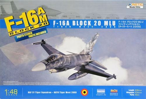 F-16a Tiget Meet 2009 (w/pe) - 1:48e - Kinetic
