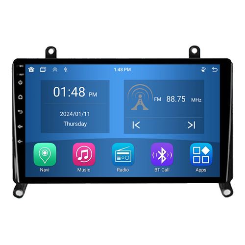 Autoradio RoverOne® Bluetooth CarPlay Android Auto Navigation 4Go RAM 64Go ROM pour Toyota Hiace H300 6 GranAce 1 2019-2022
