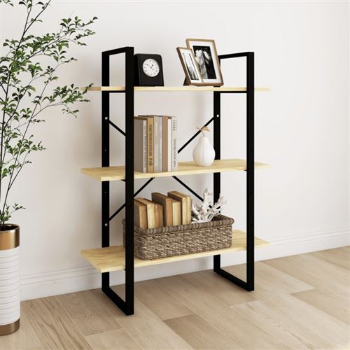 VIDAXL - Bibliothèque - Pin Massif - 80x30x105 cm - Image 2