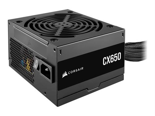 CORSAIR CX Series CX650 - Alimentation électrique (interne) - ATX12V / EPS12V - 80 PLUS Bronze - CA 100-240 V - 650 Watt