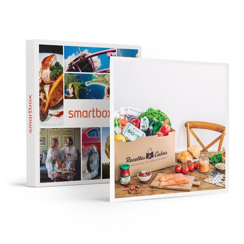 SMARTBOX - Coffret Cadeau Panier à cuisiner Recettes et Cabas pour 4 personnes avec 3 délicieuses recettes-Gastronomie