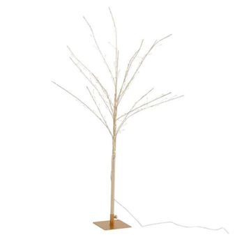 Arbre Déco Led en Métal "Dénudé" 100cm Or - 1