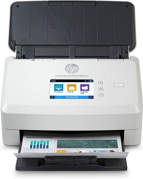 HP Scanjet Enterprise Flow N7000 Alimentation papier de scanner 600 x 600 DPI A4 Blanc