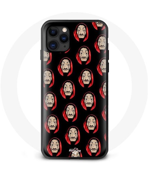 Coque Iphone 12 mini La casa de Papel mask faces Maniacase