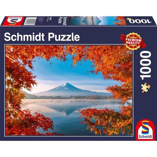 Puzzle Schmidt - Splendeur automnale du mont Fuji, 1000 pièces