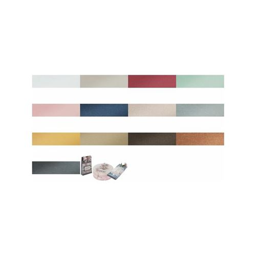 folia Carton nacré, A4, 250 g/m2, 50 feuilles, anthracite