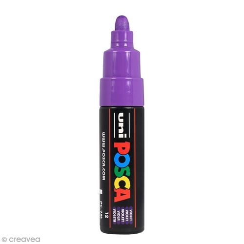Uni-Ball Marqueur Pointe Large Conique Pc7m Vt Violet