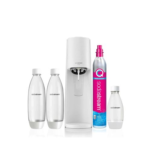Machine À Soda Sodastream Terra Megapack Qc Blanc Avec 3 Bouteilles 2270213