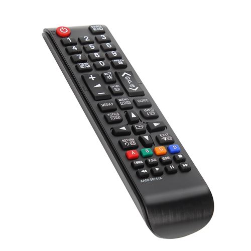AVIZAR T&eacute;l&eacute;commande Universelle pour T&eacute;l&eacute;viseur Samsung avec port&eacute;e 8m Noir