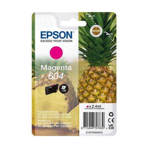 EPSON Cartouches XP-2200 WF-2910DWF Noir/Magenta