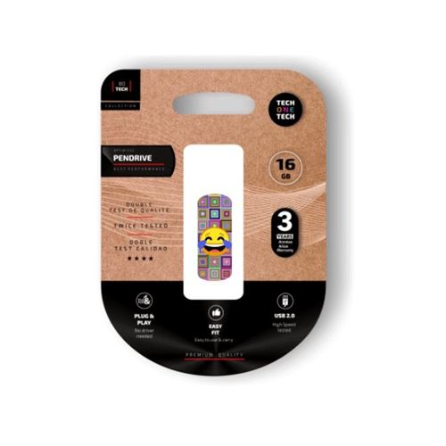 TechOneTech Clé USB Tech Emoji Je quitte Mémoire USB 2.0 16 Go