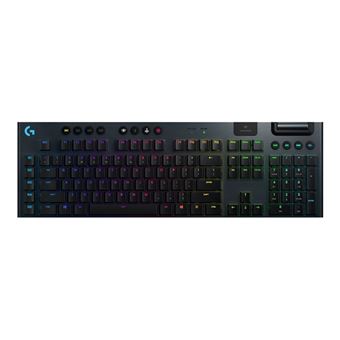 Logitech Gaming G915 - Clavier - backlit - USB, Bluetooth, LIGHTSPEED - Suisse - commutateur : GL Tactile - noir