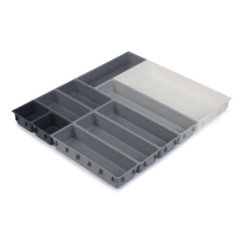 Joseph Joseph Gris Organiseur Tiroir Blox 10 Pieces Modulable Empilable - Image 3