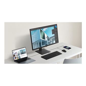 Samsung ViewFinity S8 S27D800EAU - S80D Series - écran LED - 27" - 3840 x 2160 UHD @ 60 Hz - IPS - 350 cd/m² - 1000:1 - HDR10 - 5 ms - HDMI, DisplayPort - noir
