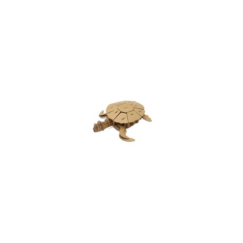 Puzzle 3D - Tortue - 15X12X3Cm - Maquette Carton À Monter, Décorer, Colorier
