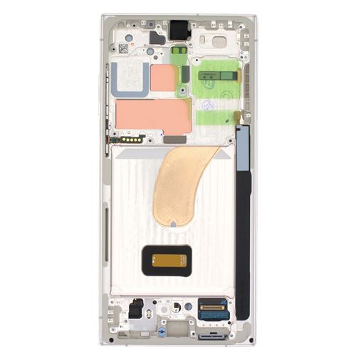 Non Communiqué Beige Écran Complet Pour Samsung Galaxy S23 Ultra Vitre Tactile Et Châssis Samsung