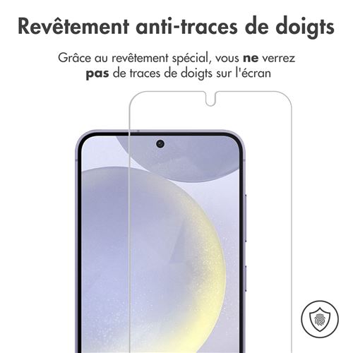 Protection d'écran en verre trempé pour Samsung Galaxy S24 Plus