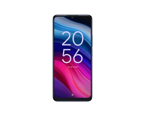 TCL 505 - 4G smartphone - double SIM - RAM 4 Go / Mémoire interne 128 Go - microSD slot - 6.75 - 1612 x 720 pixels (90 Hz) - 2x caméras arrière 50 MP, 2 MP - front camera 5 MP - Bleu océan