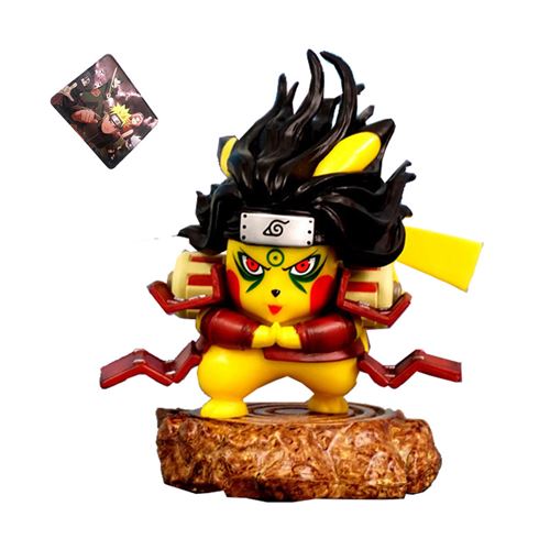 Figurine Pokemon Pikachu Cosplay modèle 10cm avec tapis de souris Naruto - (senju hashirama)