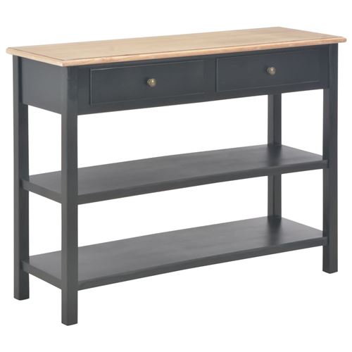 vidaXL Buffet Noir 110x35x80 cm MDF