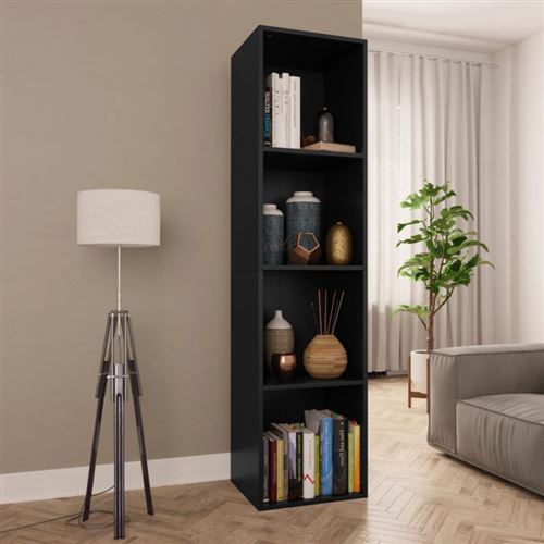 Vidaxl Blanc Bibliothèque/Meuble Tv /Bois - 36X30x143 Cm - Image 3