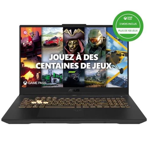 Pc Portable Gamer Asus Tuf Gaming F17 17,3 Fhd 144Hz - Rtx 4070 8Go - Intel Core I7 13620H - Ram 16Go - 512Go Ssd - Win 11