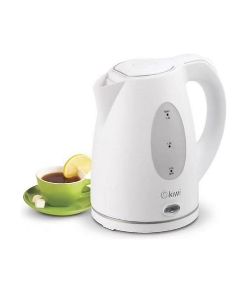 Bouilloire Kiwi KK-3307 1,5 L 2000W Blanc