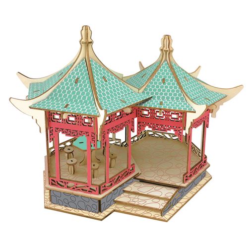 Puzzle 3D 98 pièces - Pavillon de canard mandarin