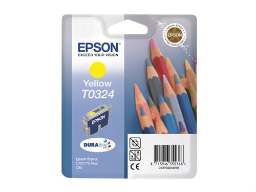 Epson T0324 - jaune - originale - cartouche d'encre