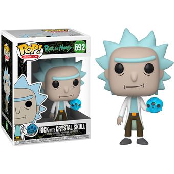 Funko Pop! Animation Rick and Morty - Rick avec un crâne de cristal