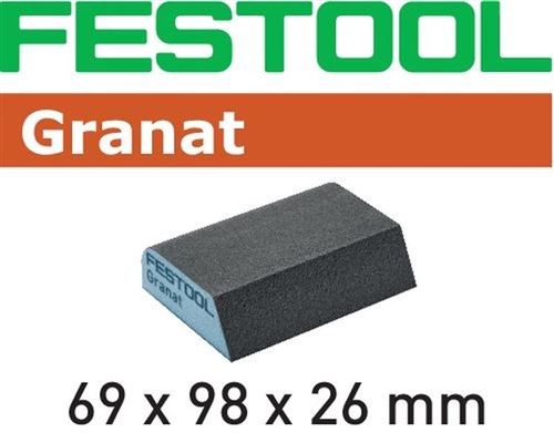 Abrasif pour Ponceuse Festool Eponge De Ponçage Festool 69X98X26 Grain 120 Co - Boite De 6 - 201084